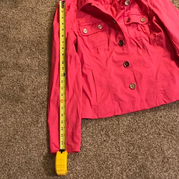 Jones New York Bright Pink Blazer/ Jacket - Picture 5 of 7